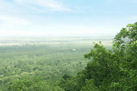 Scenic beauty from the top of Canary Hill, Hazaribagh, Jharkhand